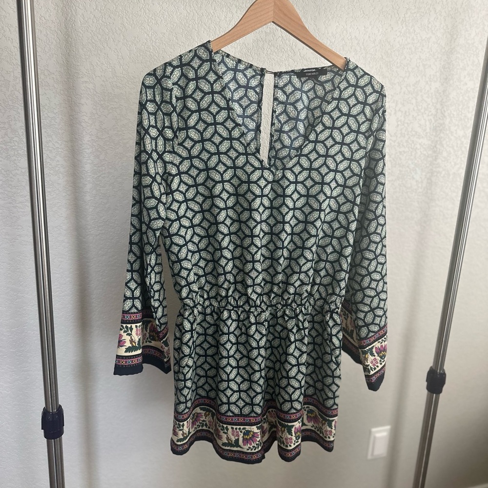 Geometric Patterned Romper